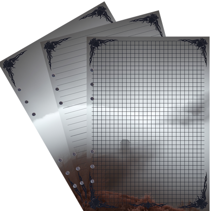 DIN A5 Ringbucheinlagen 6-fach Lochung mit Motiv | Bild Mystic Fog 106