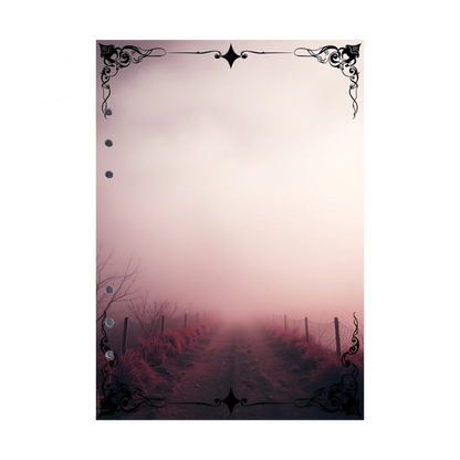 DIN A5 Ringbucheinlagen 6-fach Lochung mit Motiv | Bild Mystic Fog 16