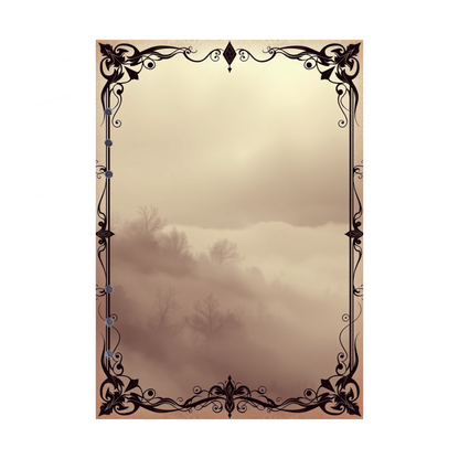 DIN A5 Ringbucheinlagen 6-fach Lochung mit Motiv | Bild Mystic Fog 17