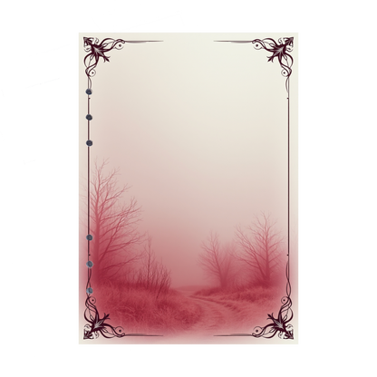 DIN A5 Ringbucheinlagen 6-fach Lochung mit Motiv | Bild Mystic Fog 18