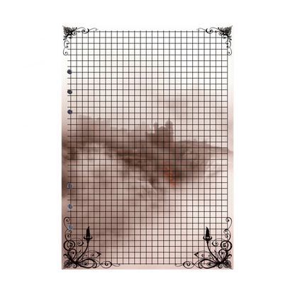 DIN A5 Ringbucheinlagen 6-fach Lochung mit Motiv | Bild Mystic Fog 25