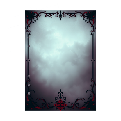 DIN A5 Ringbucheinlagen 6-fach Lochung mit Motiv | Bild Mystic Fog 26