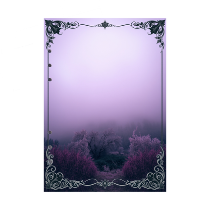 DIN A5 Ringbucheinlagen 6-fach Lochung mit Motiv | Bild Mystic Fog 31