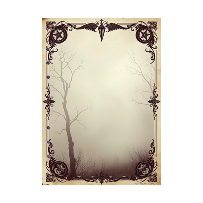 DIN A5 Ringbucheinlagen 6-fach Lochung mit Motiv | Bild Mystic Fog 4
