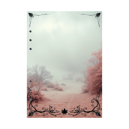 DIN A5 Ringbucheinlagen 6-fach Lochung mit Motiv | Bild Mystic Fog 41
