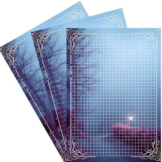 DIN A5 Ringbucheinlagen 6-fach Lochung mit Motiv | Bild Mystic Fog 46