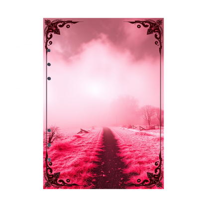 DIN A5 Ringbucheinlagen 6-fach Lochung mit Motiv | Bild Mystic Fog 48