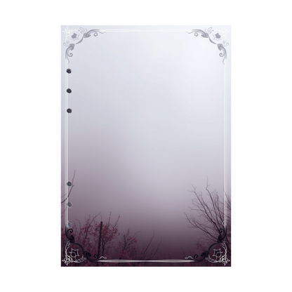 DIN A5 Ringbucheinlagen 6-fach Lochung mit Motiv | Bild Mystic Fog 49