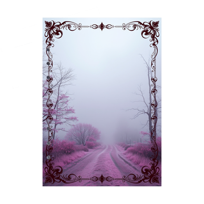 DIN A5 Ringbucheinlagen 6-fach Lochung mit Motiv | Bild Mystic Fog 52