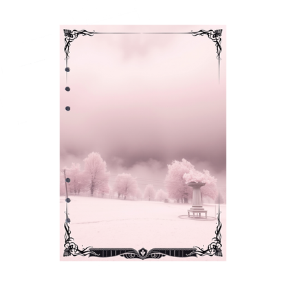 DIN A5 Ringbucheinlagen 6-fach Lochung mit Motiv | Bild Mystic Fog 54