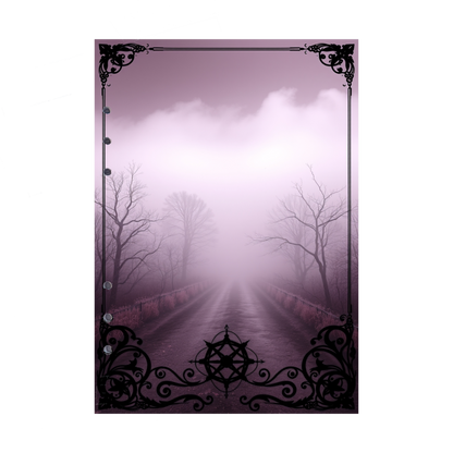 DIN A5 Ringbucheinlagen 6-fach Lochung mit Motiv | Bild Mystic Fog 56