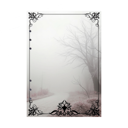 DIN A5 Ringbucheinlagen 6-fach Lochung mit Motiv | Bild Mystic Fog 58