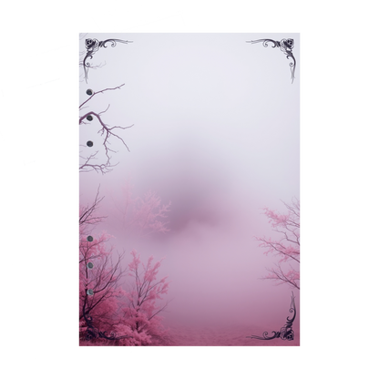 DIN A5 Ringbucheinlagen 6-fach Lochung mit Motiv | Bild Mystic Fog 60