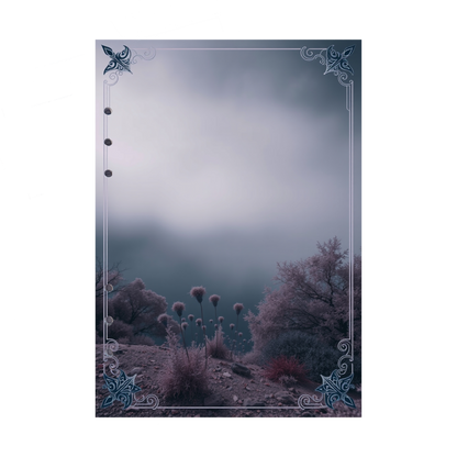 DIN A5 Ringbucheinlagen 6-fach Lochung mit Motiv | Bild Mystic Fog 61