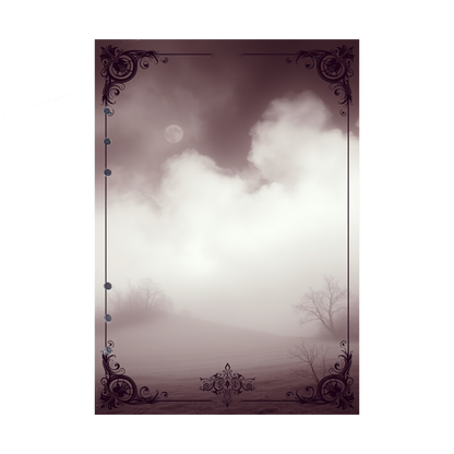 DIN A5 Ringbucheinlagen 6-fach Lochung mit Motiv | Bild Mystic Fog 65