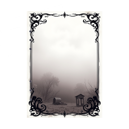 DIN A5 Ringbucheinlagen 6-fach Lochung mit Motiv | Bild Mystic Fog 67