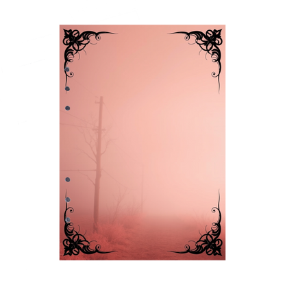 DIN A5 Ringbucheinlagen 6-fach Lochung mit Motiv | Bild Mystic Fog 73