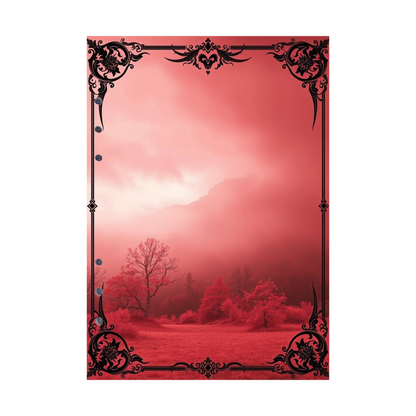 DIN A5 Ringbucheinlagen 6-fach Lochung mit Motiv | Bild Mystic Fog 82