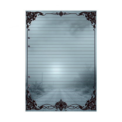 DIN A5 Ringbucheinlagen 6-fach Lochung mit Motiv | Bild Mystic Fog 85