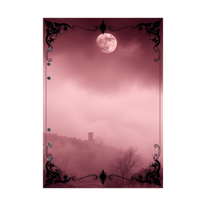 DIN A5 Ringbucheinlagen 6-fach Lochung mit Motiv | Bild Mystic Fog 9