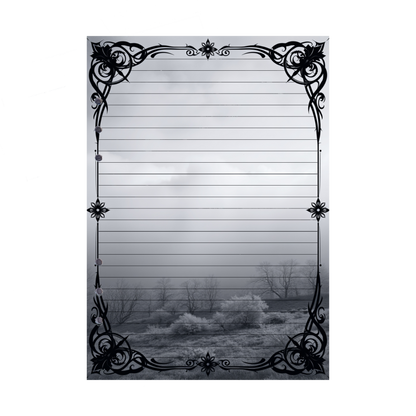 DIN A5 Ringbucheinlagen 6-fach Lochung mit Motiv | Bild Mystic Fog 92