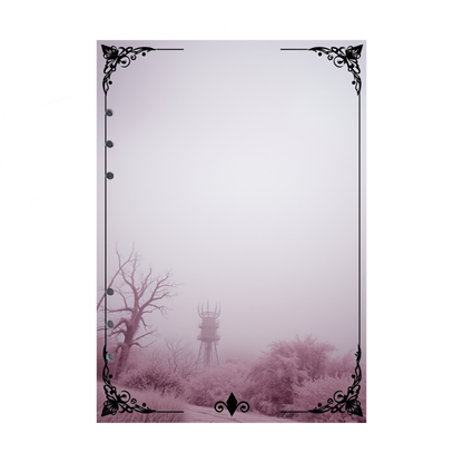 DIN A5 Ringbucheinlagen 6-fach Lochung mit Motiv | Bild Mystic Fog 93