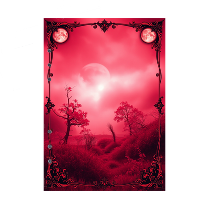 DIN A5 Ringbucheinlagen 6-fach Lochung mit Motiv | Bild Mystic Fog 94