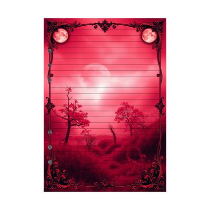 DIN A5 Ringbucheinlagen 6-fach Lochung mit Motiv | Bild Mystic Fog 94