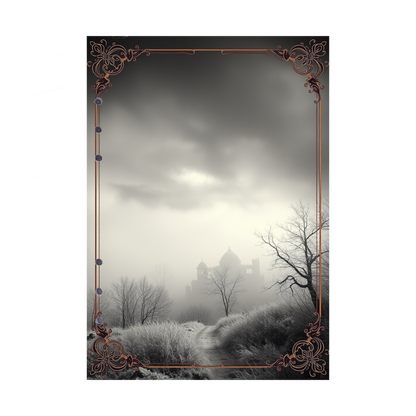 DIN A5 Ringbucheinlagen 6-fach Lochung mit Motiv | Bild Mystic Fog 97