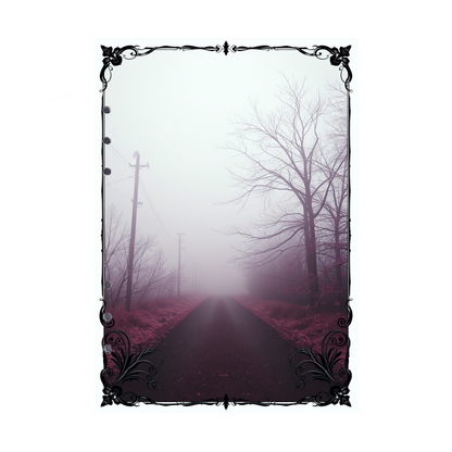 DIN A5 Ringbucheinlagen 6-fach Lochung mit Motiv | Bild Mystic Fog 99