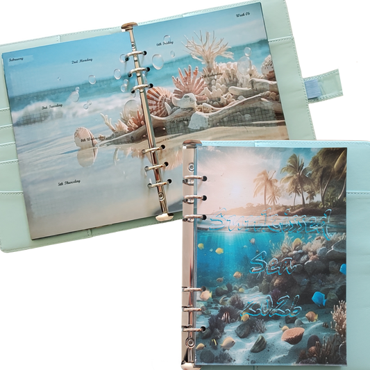 DIN A5 Ringbuchkalender 2026: Sunkissed Sea – Ihr Strahlender Begleiter durch Wundervolle Unterwasserwelten