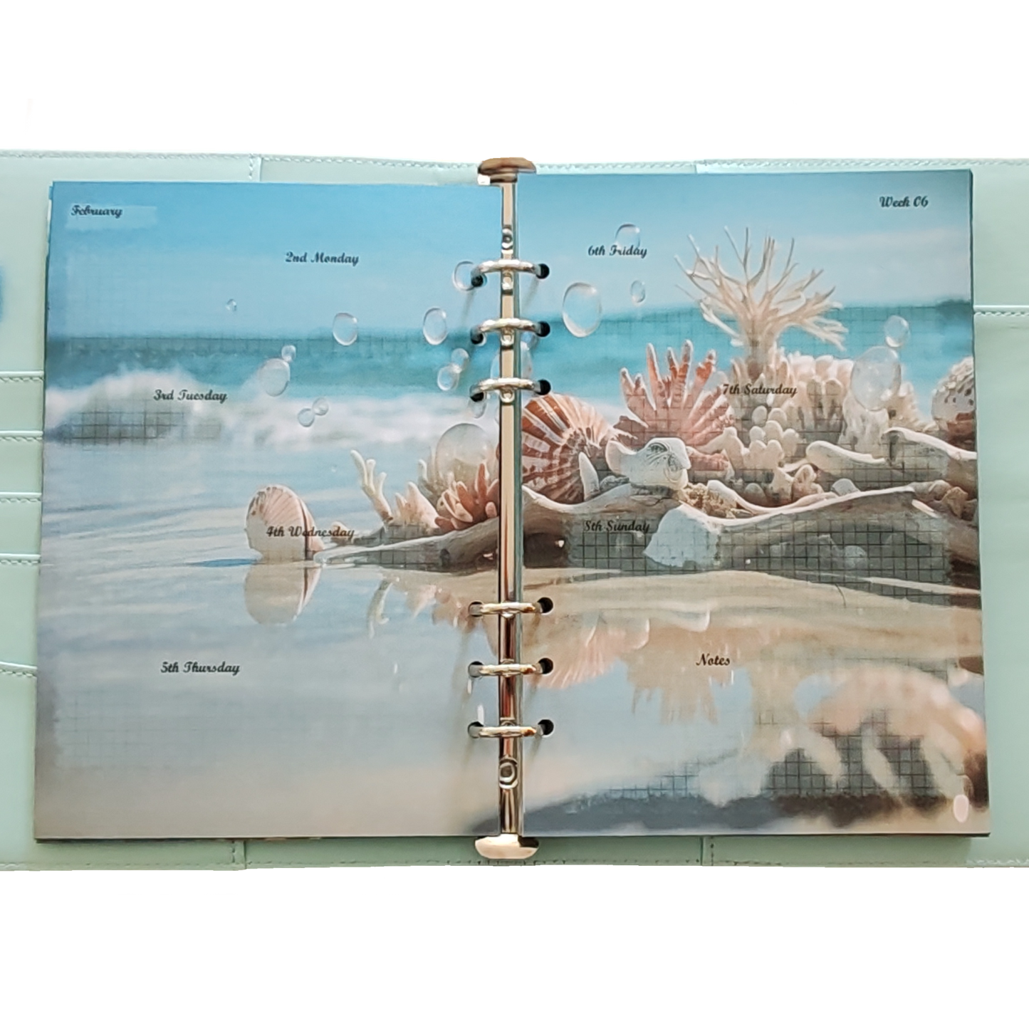 DIN A5 Ringbuchkalender 2026: Sunkissed Sea – Ihr Strahlender Begleiter durch Wundervolle Unterwasserwelten