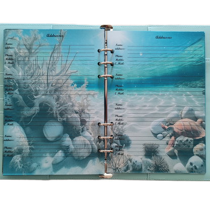 DIN A5 Ringbuchkalender 2026: Sunkissed Sea – Ihr Strahlender Begleiter durch Wundervolle Unterwasserwelten