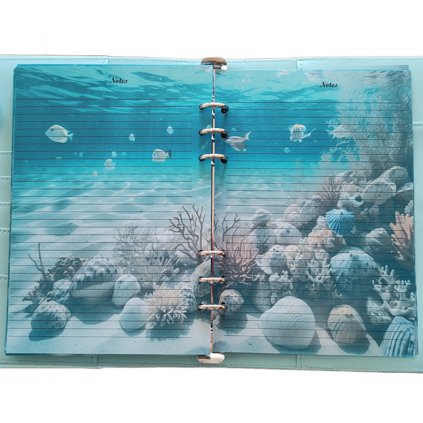 DIN A5 Ringbuchkalender 2026: Sunkissed Sea – Ihr Strahlender Begleiter durch Wundervolle Unterwasserwelten