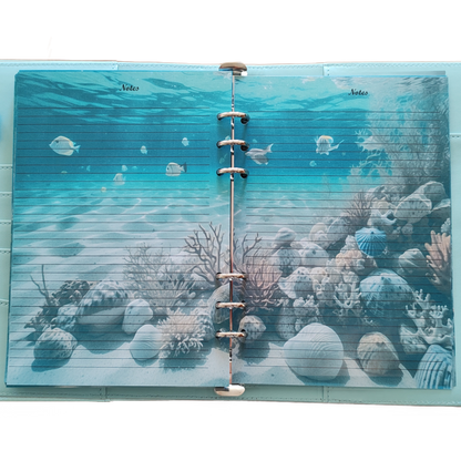 DIN A5 Ringbuchkalender 2026: Sunkissed Sea – Ihr Strahlender Begleiter durch Wundervolle Unterwasserwelten