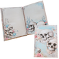 Illustriertes Notizbuch | Motiv Old Skull | DIN A5 Hardcover | 160 Seiten