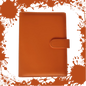 Ringbuch | Ringordner Orange | 6-Ring-Mechanik | DIN A5 | Magnetverschluss