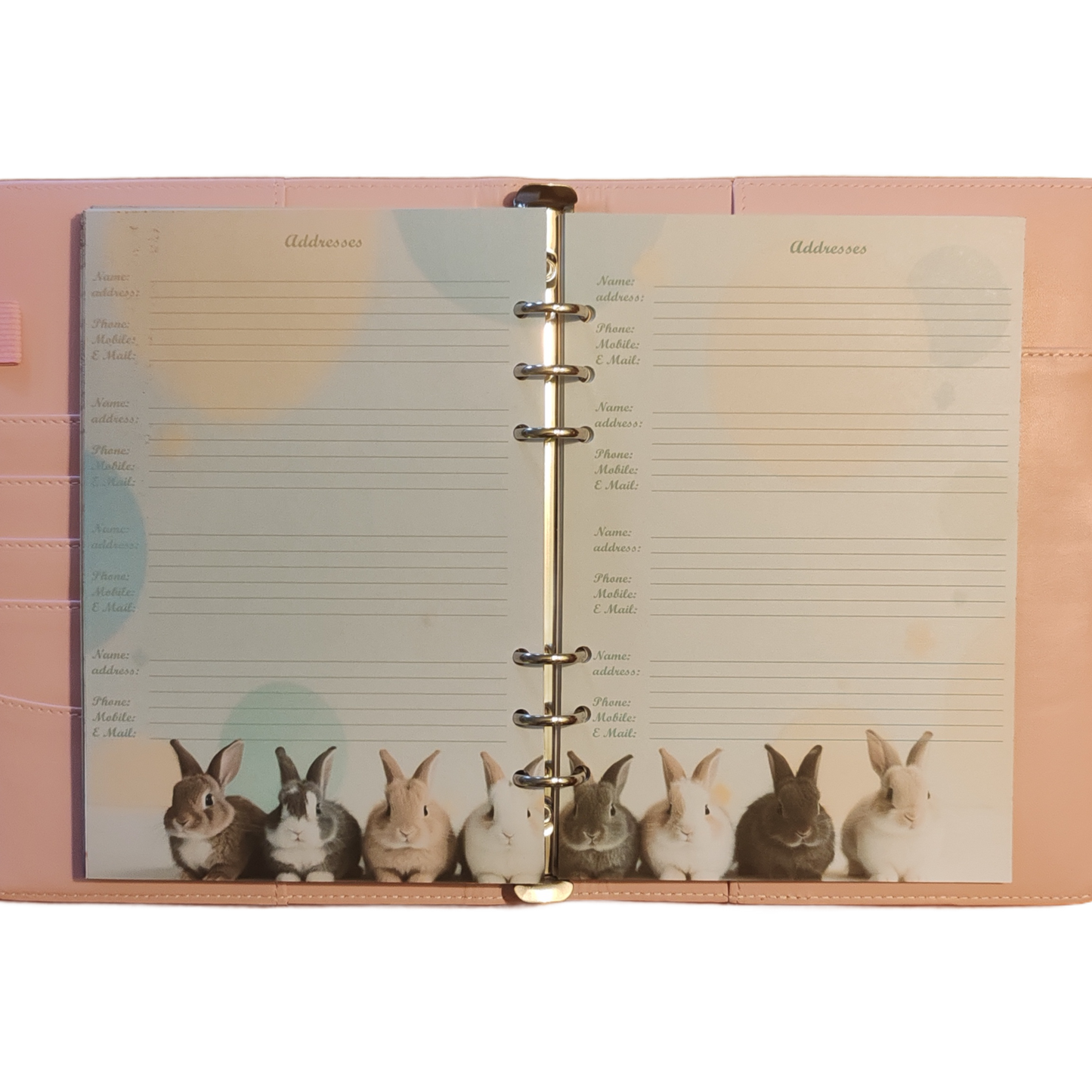 DIN A6 Ringbuchkalender 2026:  Gentle Little Souls –  voller Herzmomenten mit flauschigen kleinen Begleitern