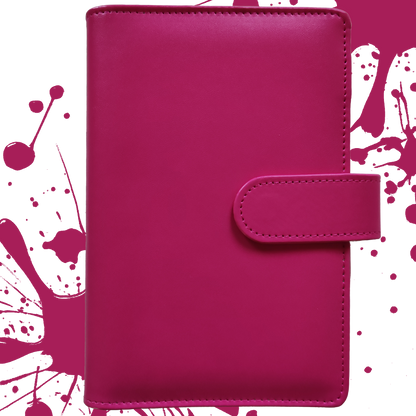 Personal Size / DIN A6 Ringbuch | Ringbinder Pink | 6-Ring-Mechanik