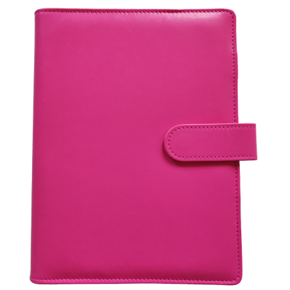 Ringbuch | Ringordner Pink | 6-Ring-Mechanik | DIN A5 | Magnetverschluss