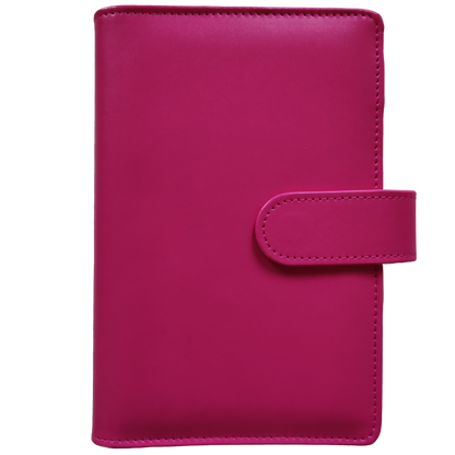 Personal Size / DIN A6 Ringbuch | Ringbinder Pink | 6-Ring-Mechanik