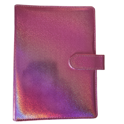 DIN A5 Ringbuch - holografisch Pink