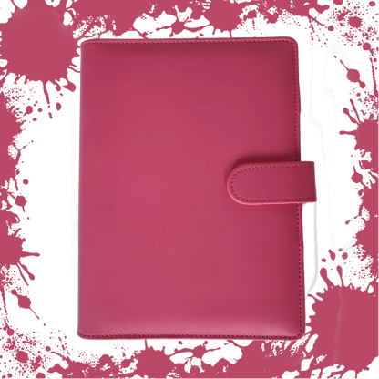 Ringbuch | Ringordner Pink | 6-Ring-Mechanik | DIN A5 | Magnetverschluss