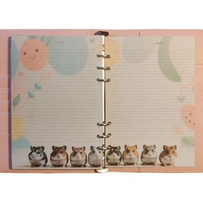 DIN A6 Ringbuchkalender 2026:  Gentle Little Souls –  voller Herzmomenten mit flauschigen kleinen Begleitern