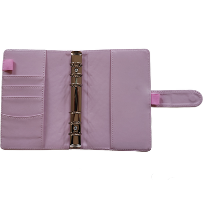Personal Size / DIN A6 Ringbuch | Ringbinder Rosa | 6-Ring-Mechanik