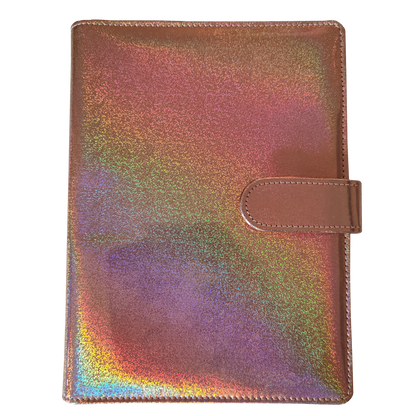 DIN A5 Ringbuch - holografisch Rosé
