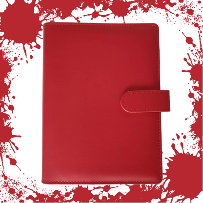 Ringbuch | Ringordner Rot | 6-Ring-Mechanik | DIN A5 | Magnetverschluss