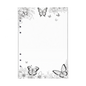 DIN A5 Ringbucheinlagen 6-fach Lochung mit Motiv | Bild Schmetterling 2