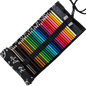 Federmäppchen | Kaligraphie-Design | Canvas | 48 Stiftplätze | Einrollbar