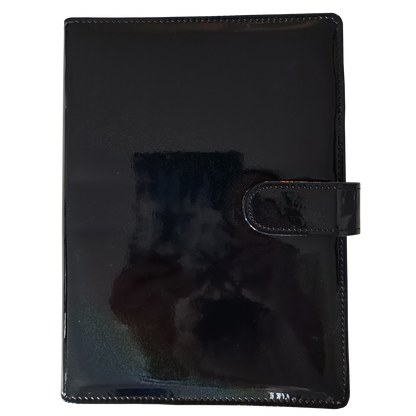 DIN A5 Ringbuch - holografisch Schwarz